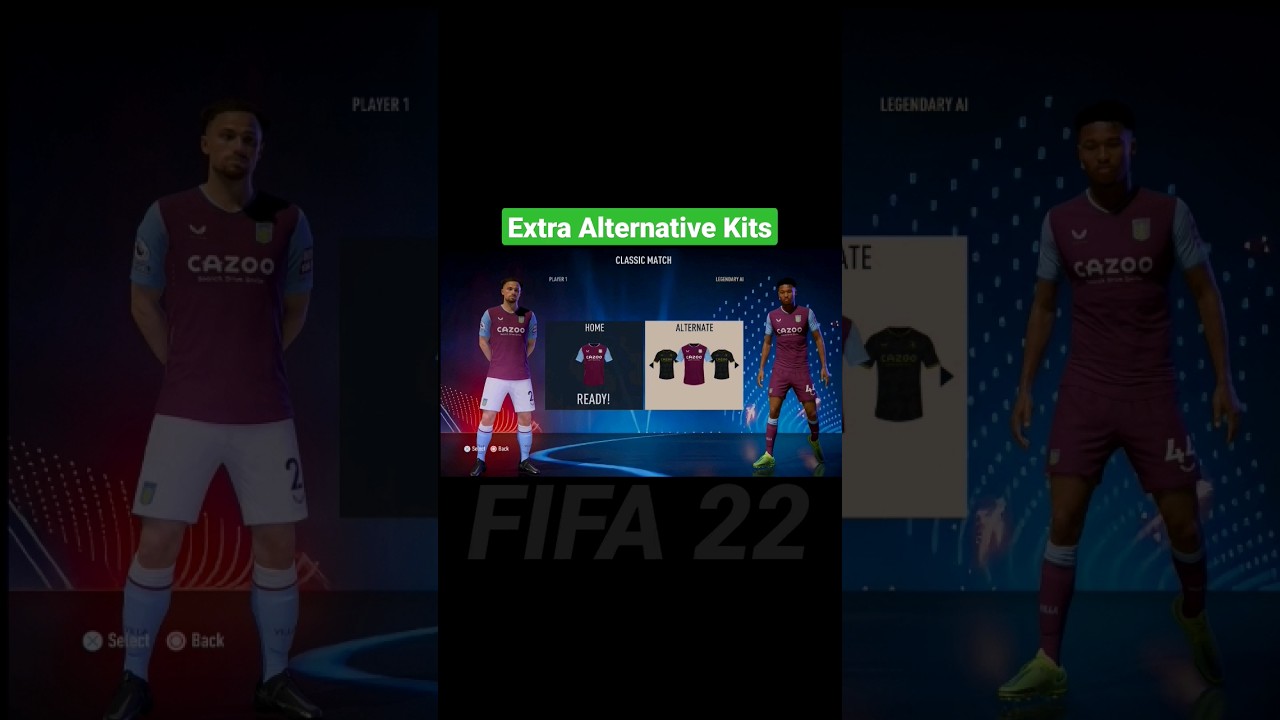 FIFA 22 Extra Alternative Kits Mod Tu17 #fifa22mod #fifa22kitsmod