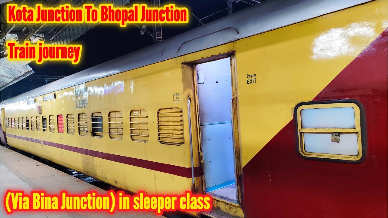 Kota To Bhopal Train Journey in 14813 Jodhpur Bhopal Express | Udit Khanna K Vlogs | #vlog .