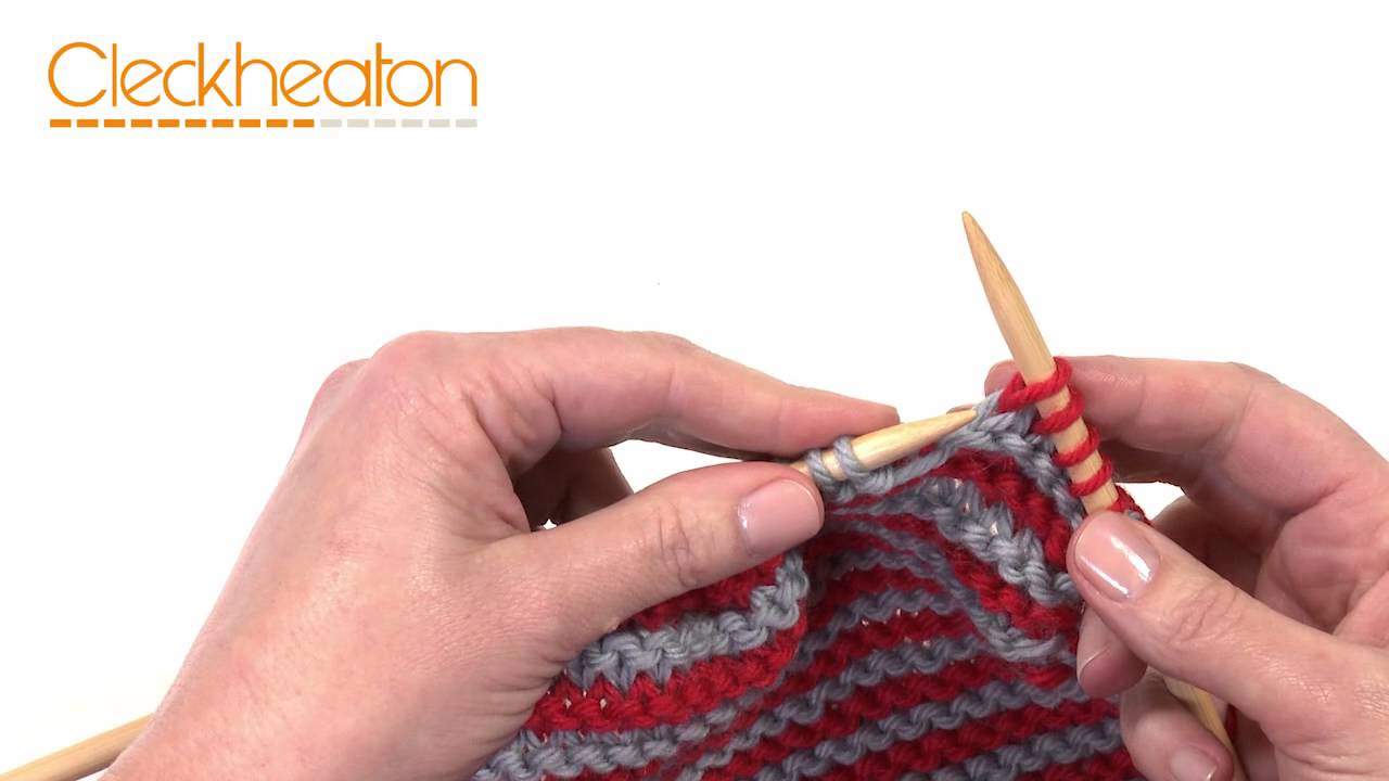 Knitting Stripes - Beginner Scarf