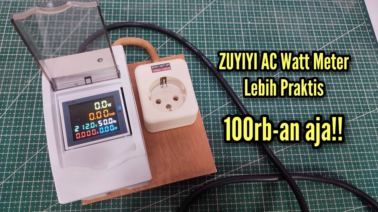 Zuyiyi AC Watt Meter Multi-function Lebih Praktis Lebih Lengkap