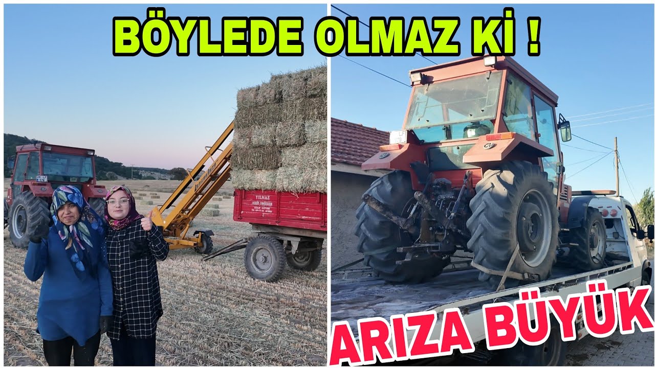 YOLDA KALDIK.TRAKTÖR ARIZA YAPTI.EKiP SAĞLAM BALYA TAŞ GİBİ