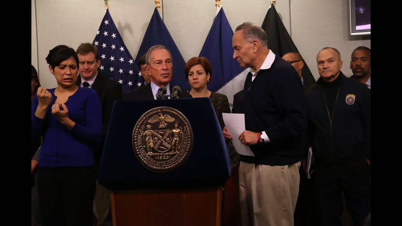 Mayor Bloomberg Updates New Yorkers on City's Response to Hurricane Sandy