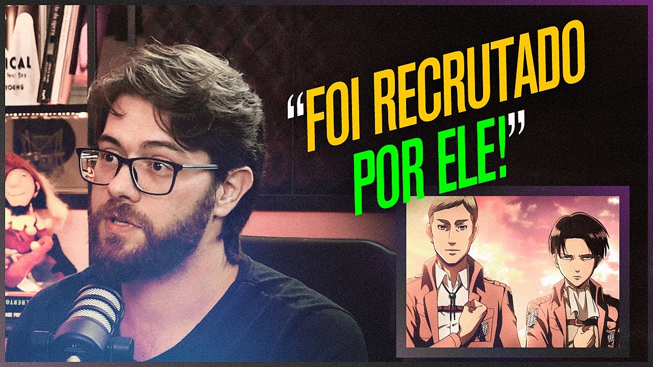 DUBLADORES DO ERWIN e do LEVI (ATTACK ON TITAN) falam sobre a RELAÇÃO dos PERSONAGENS no ANIME
