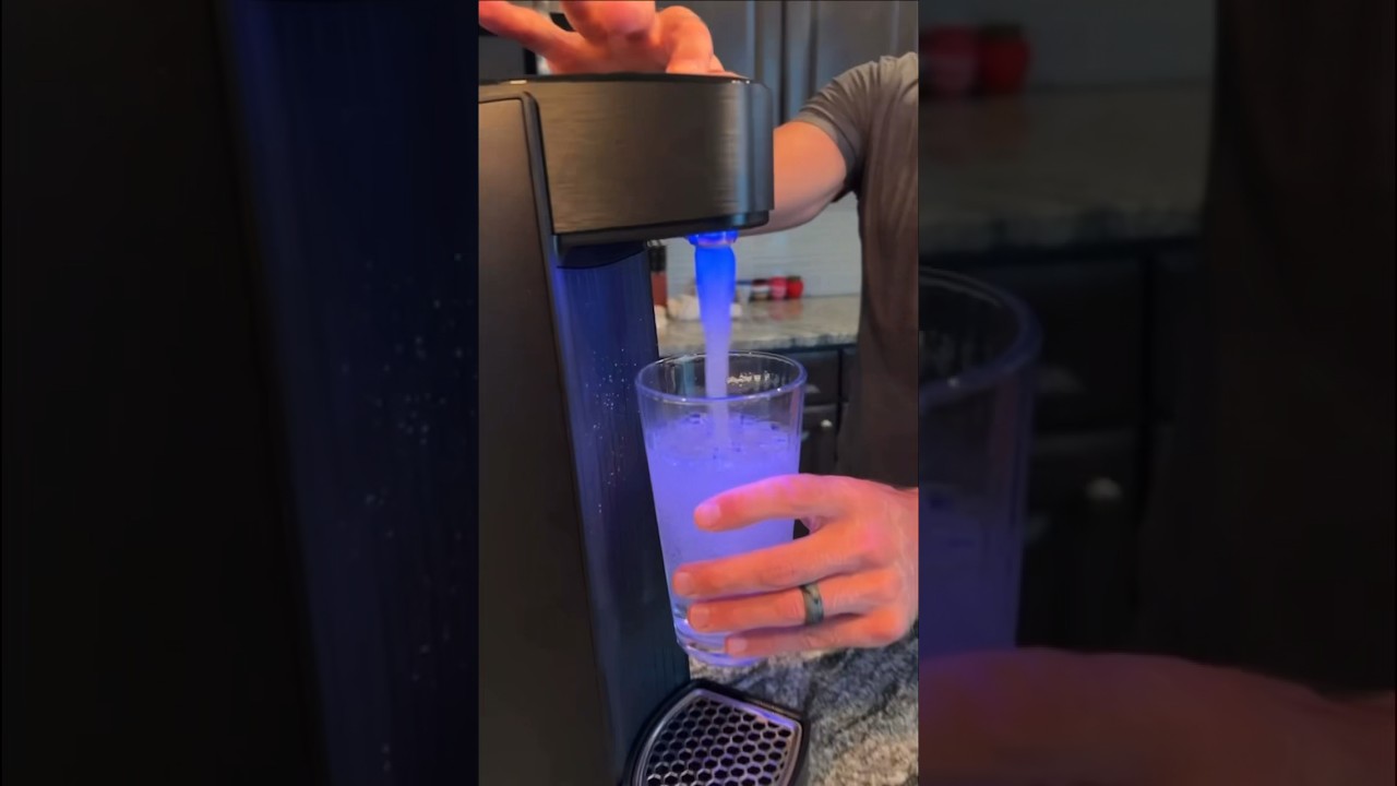Автомат с газированной водой. Готовьте напитки дома. Ешьте дома. Как сделать газировку. Пейте бол...