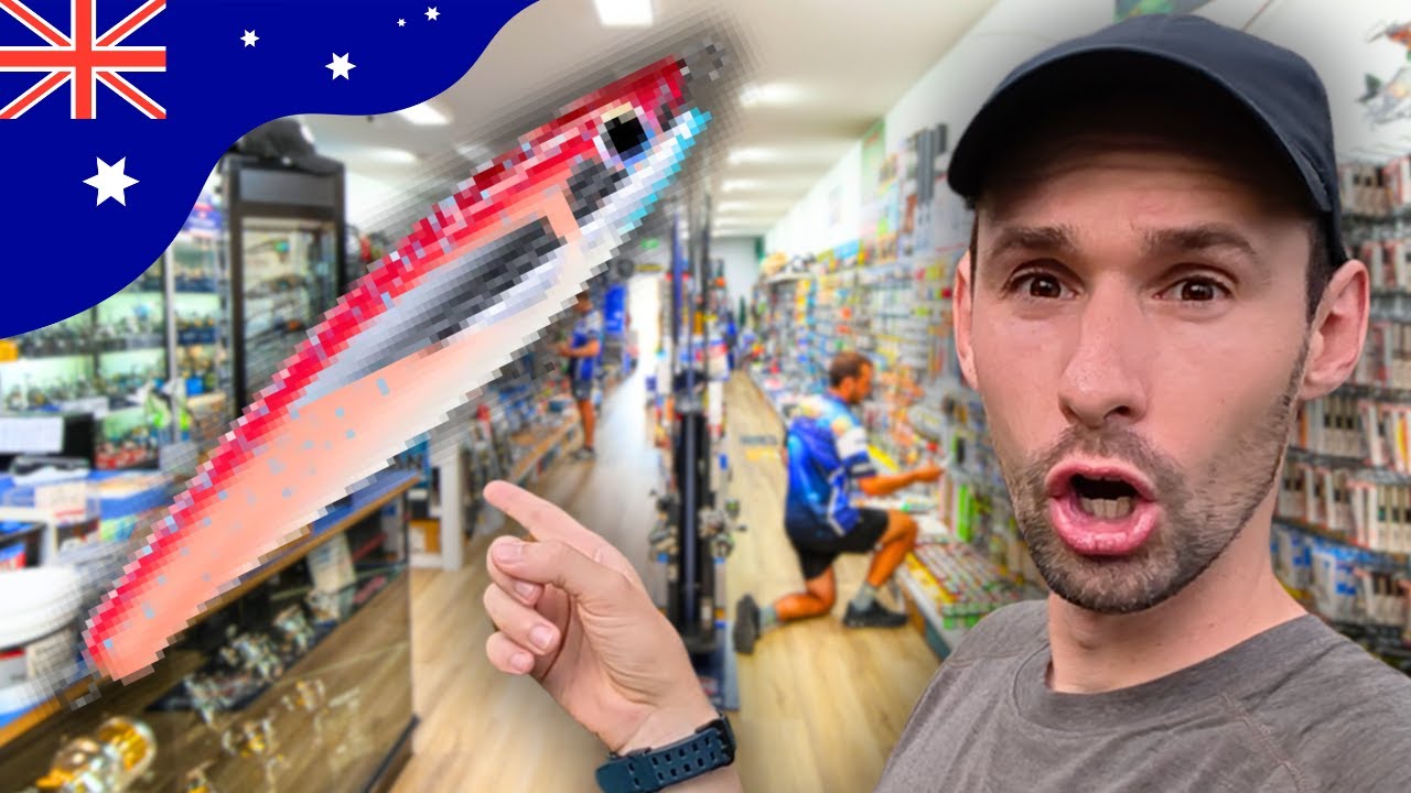 Ces leurres n’existent pas en France!  (Vlog magasin de pêche en Australie)