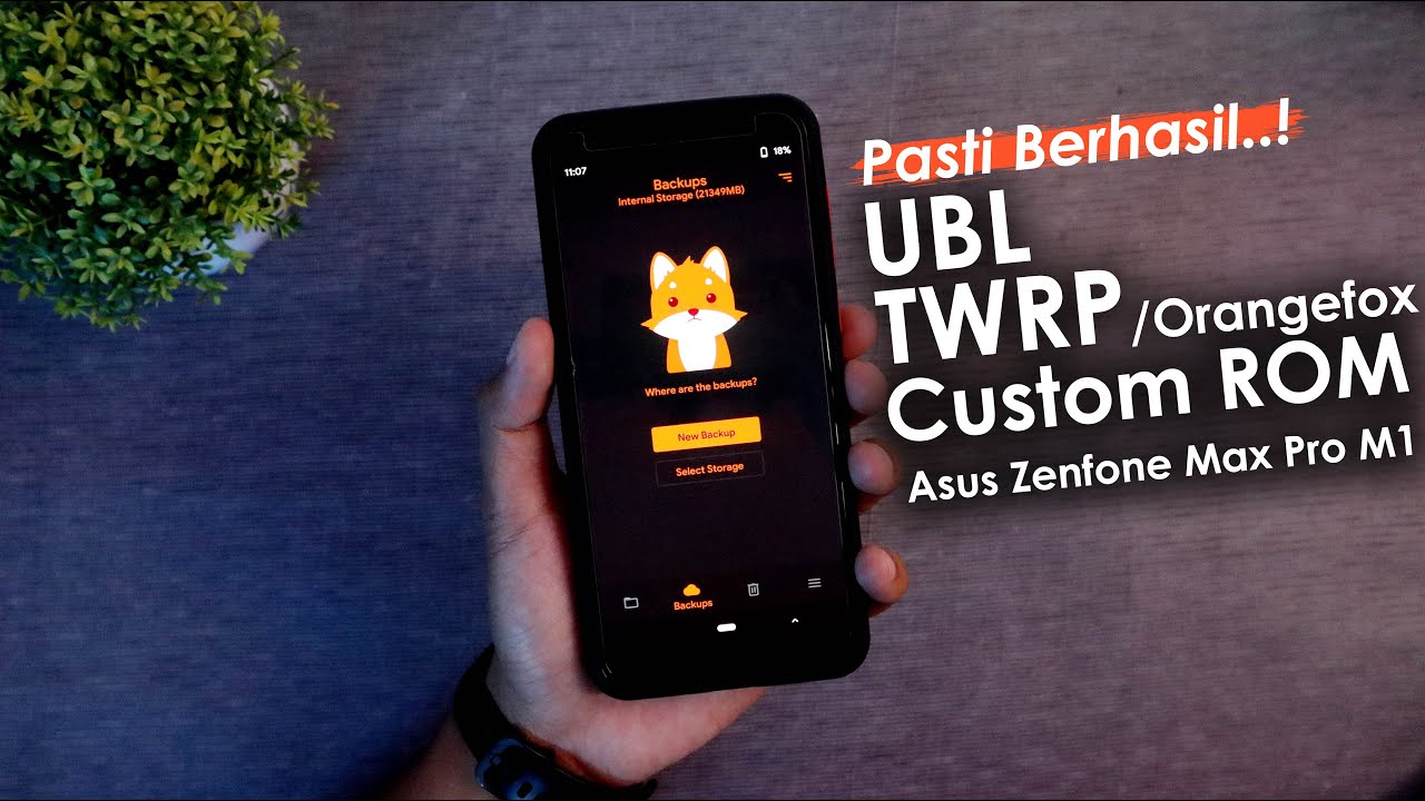 TERBARU..!! Install Orangefox, UBL, dan Root Asus Zenfone Max Pro M1