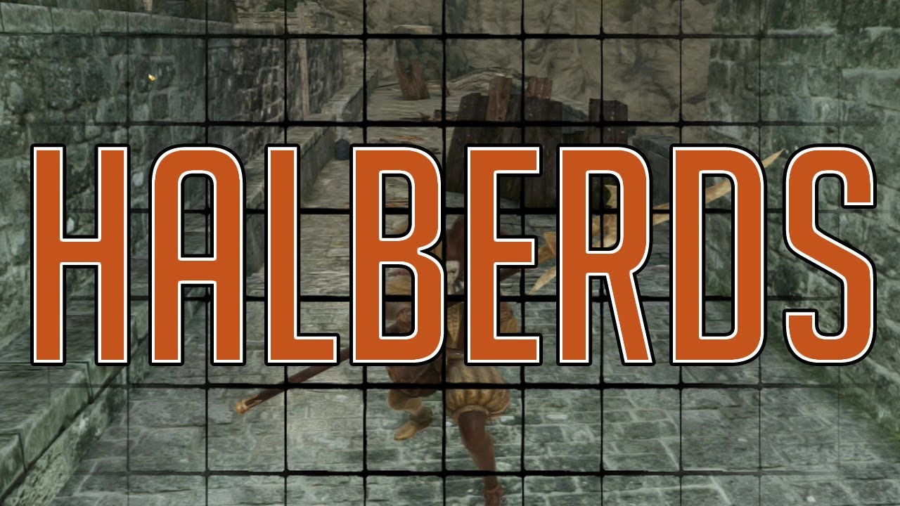 Dark Souls 2 - ALL HALBERDS (Max Upgrades & Move Sets)