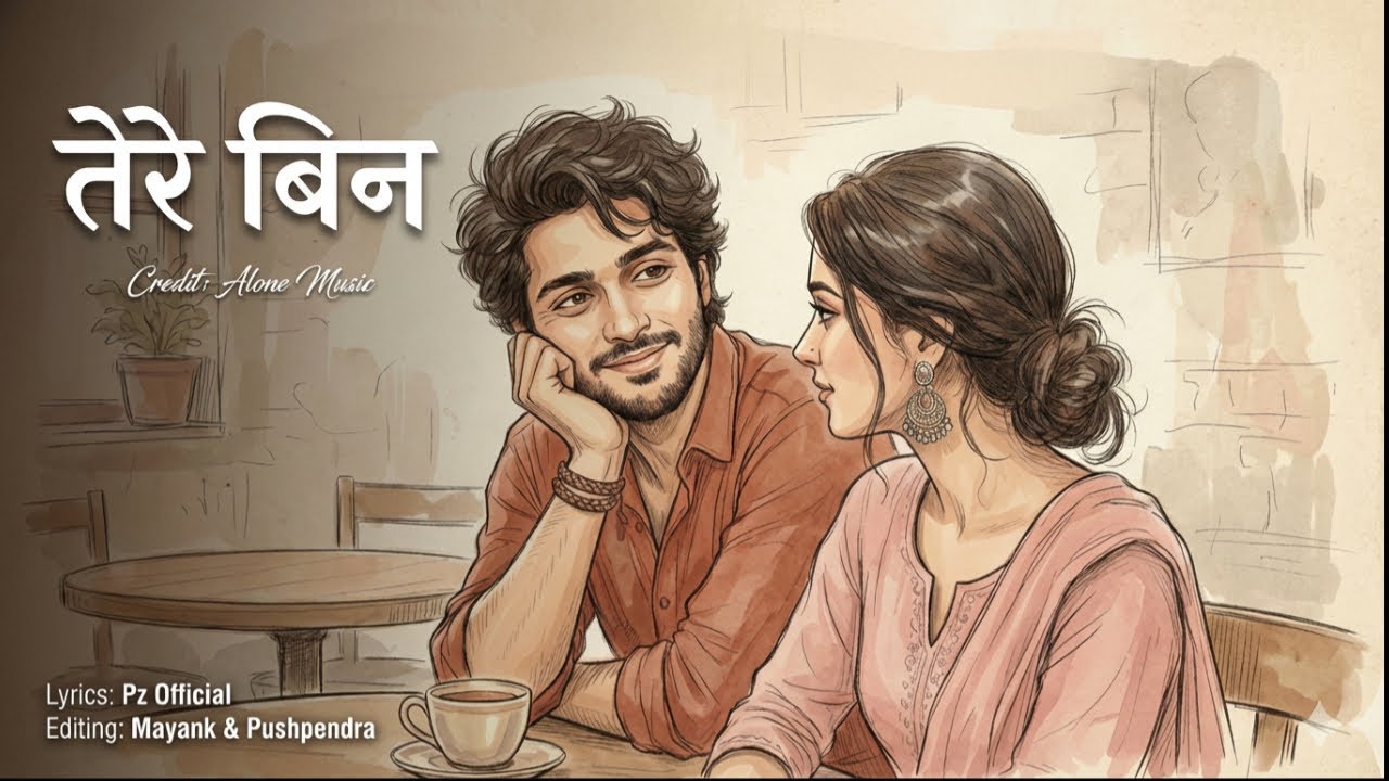 तेरे बिन - TERE BIN ❤️ | Official Music Video 2026 | Music AI | Alone Music ✨☕