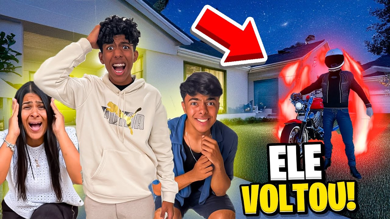 O MOTOQUEIRO VOLTOU PARA NÓS PEGAR!!