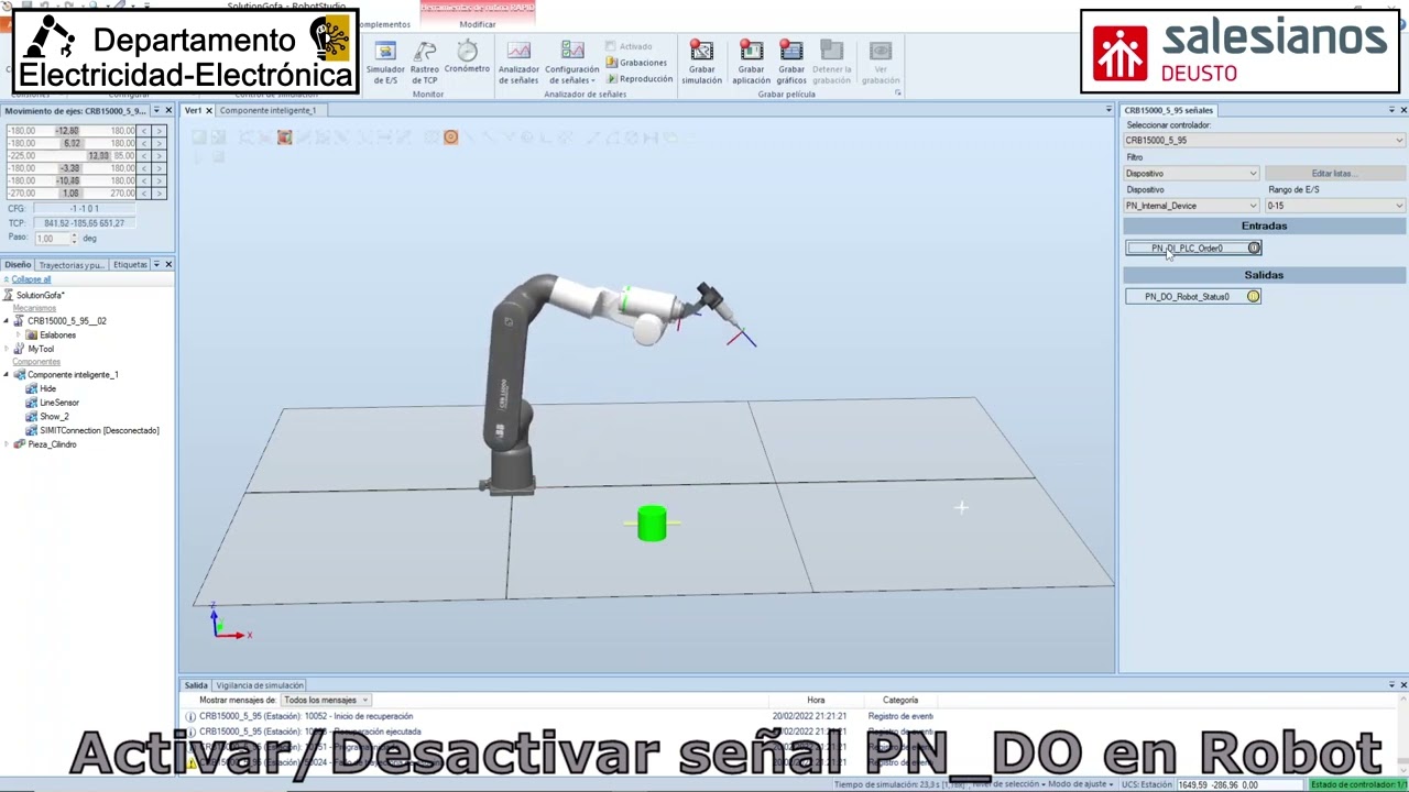 Tutorial SIMIT Coupling: PLCSIM Adv (PLC) y Shared Memory (Robot Studio)