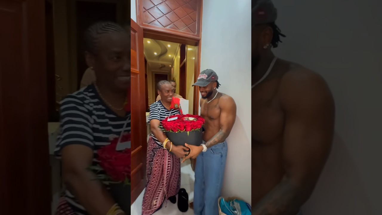 My Mom Just Surprise Me On #valentinesday #diamondplatnumz #shorts #kenya #trending #wasafi #wcb #tz