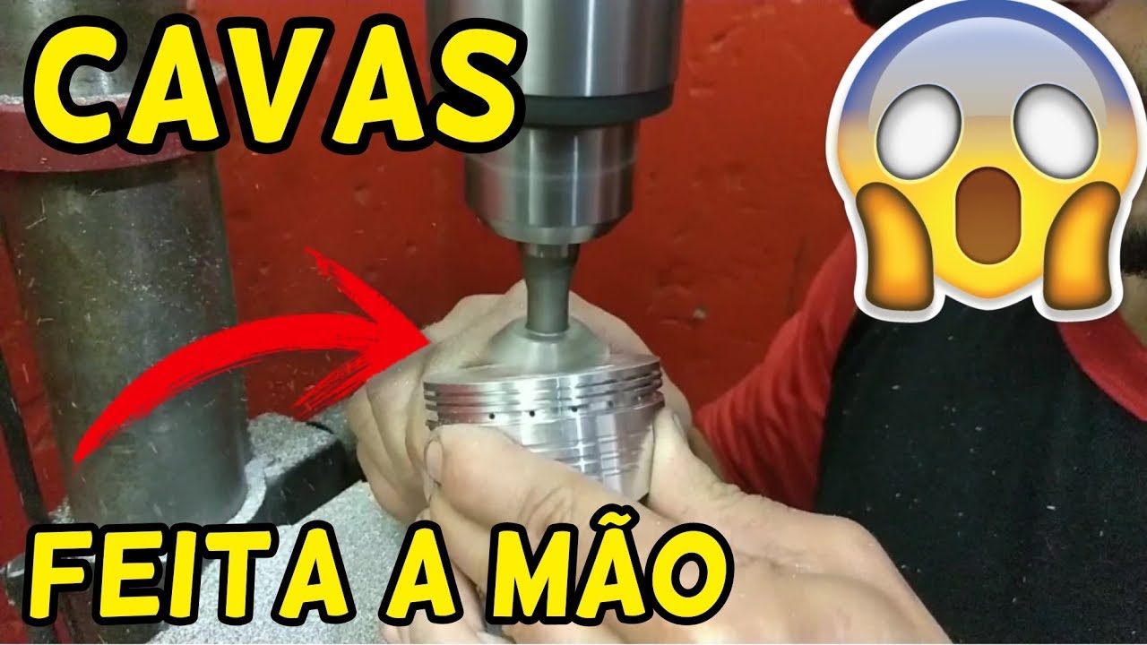 Cavas em pistão feita a mão é simples de fazer? confiram