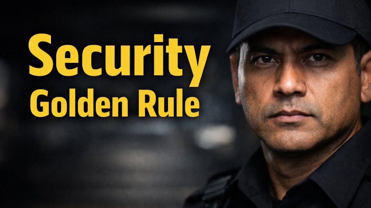 सिक्योरिटी का Golden Rule | हर Security Guard को जानना चाहिए