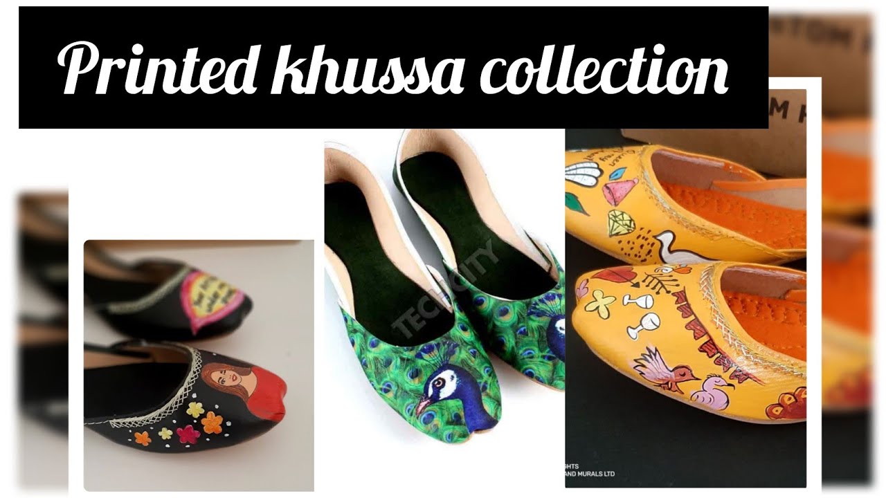 Printed khussa collection for girls||@fashionstudiowithqf4152