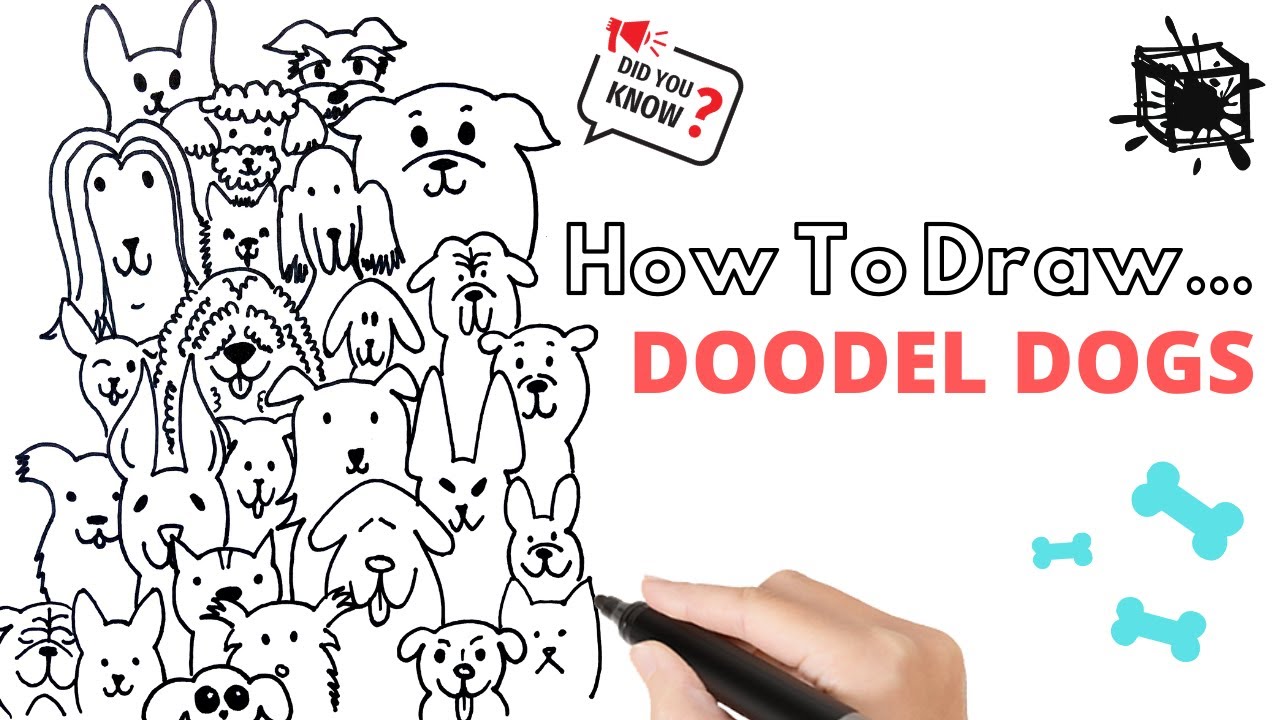 HOW TO DRAW DIFFERENT KINDS OF DOGS | DOODLE DOGS + silly pictures