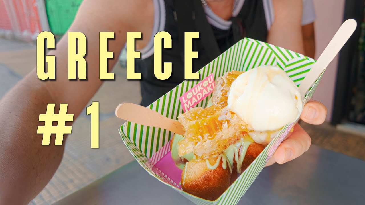 GREECE : The #1 Rated DESSERT in ATHENS! (🍯Honey & Loukoumades)