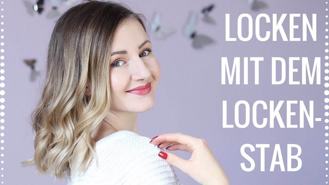 LOCKEN MIT DEM LOCKENSTAB | kurze Haare locken // redgyloves