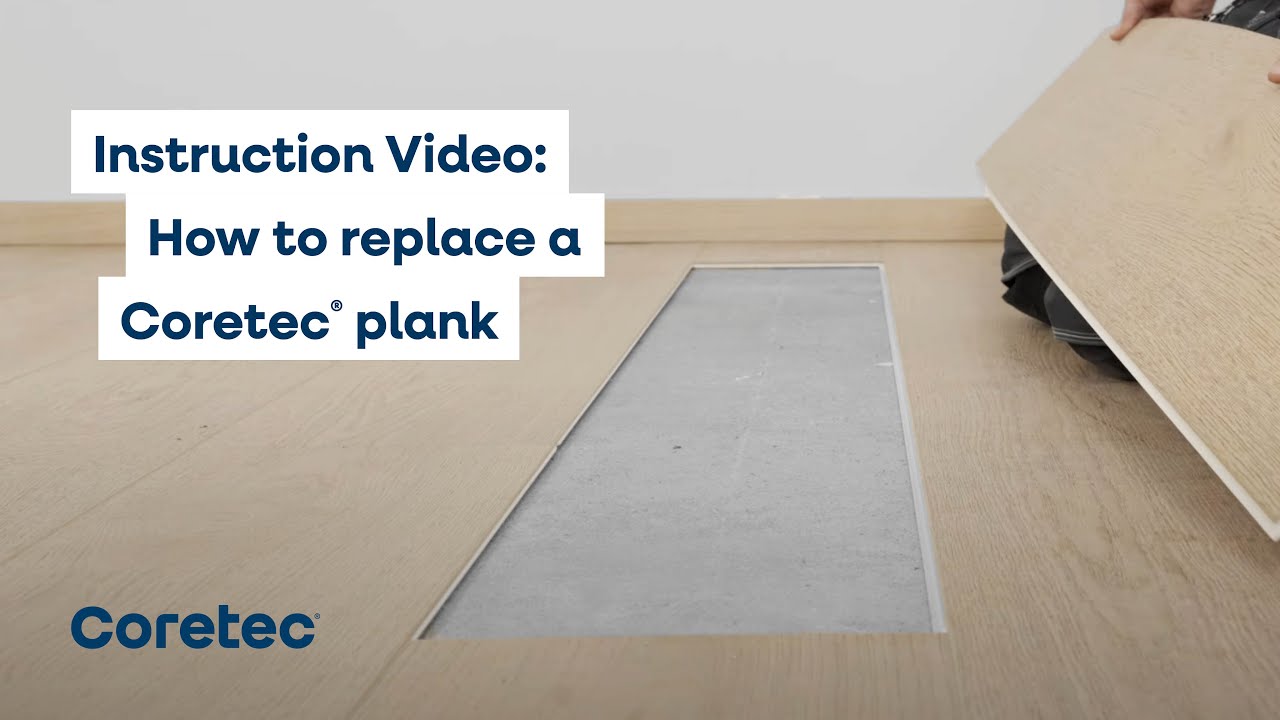 How to Replace a COREtec® plank (Guide)