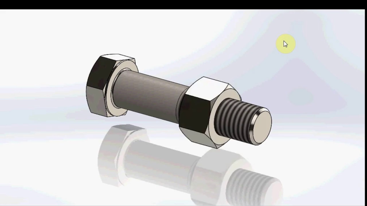 SolidWorks 2016 Screw Mate Tutorial.
