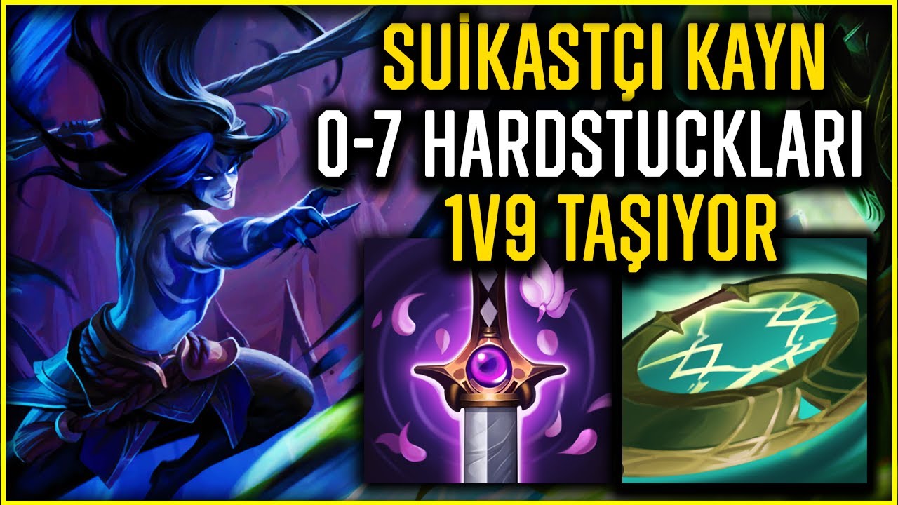 Suikastçı Kayn İle Hardstuckları Taşıyıp Win Streak Atın (Diamond Elo) 20+Kill | Full Öğretici Kayn