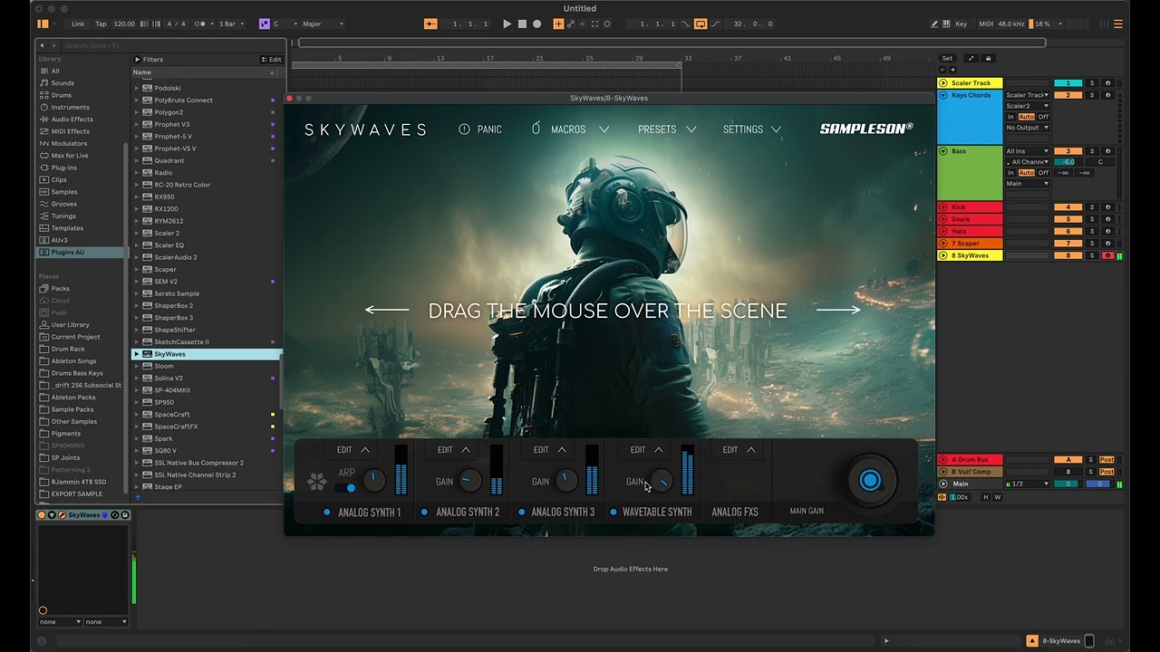 Sampleson Scaper and SkyWaves...first impressions