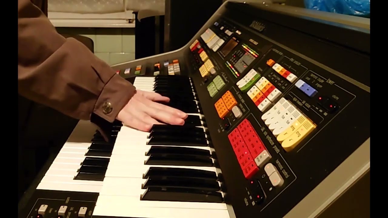 1985 Technics SX-C700 PCM Sound Organ sound test