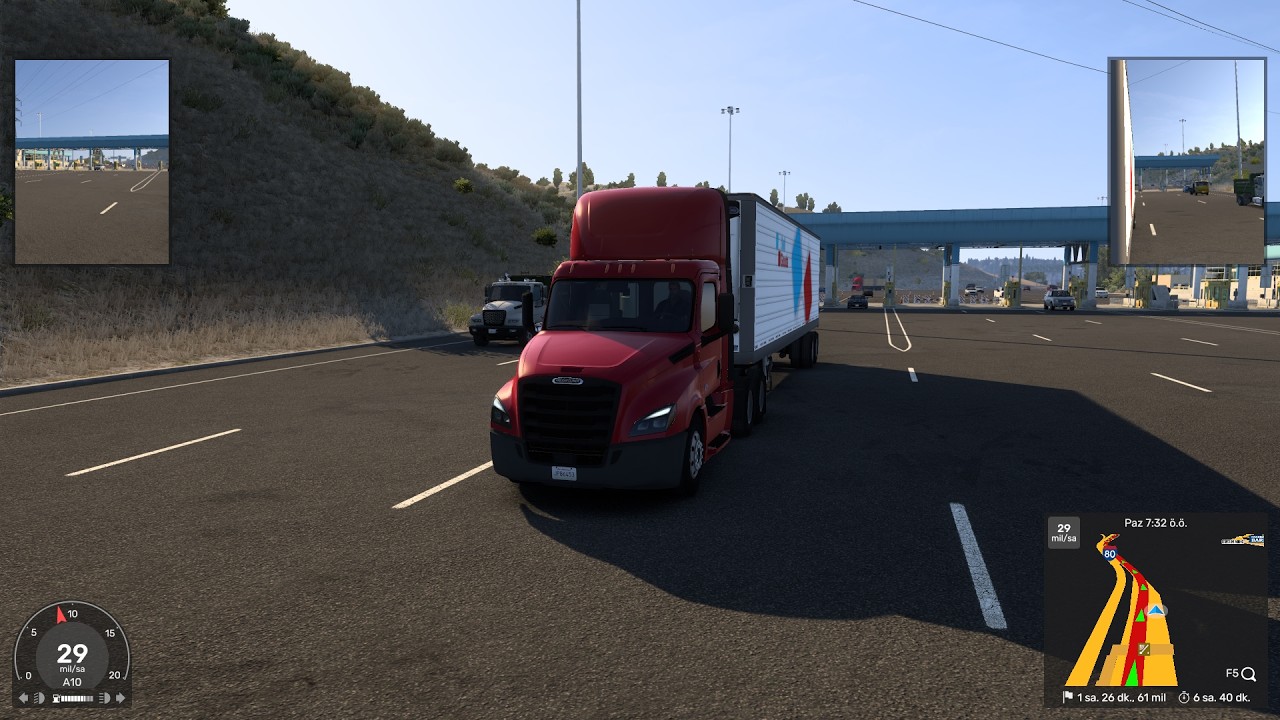 American Truck Simulator Süt Tozu 36 287 Lb Oakland Sacramento