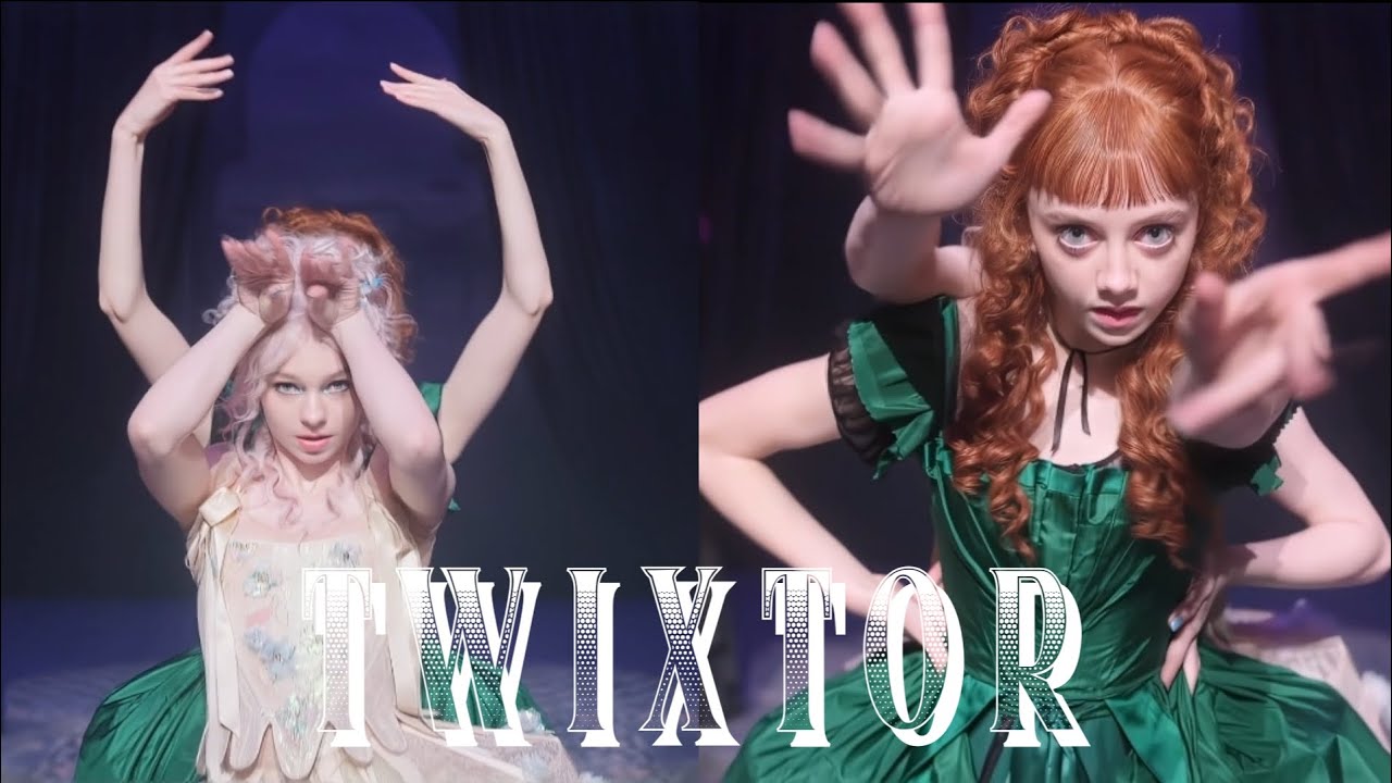AGNES AND ENID DANCING TWIXTOR || wednesday season 2 part 2 twixtor 