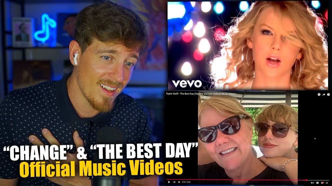 Taylor Swift - Change & The Best Day (music videos) FIRST REACTION