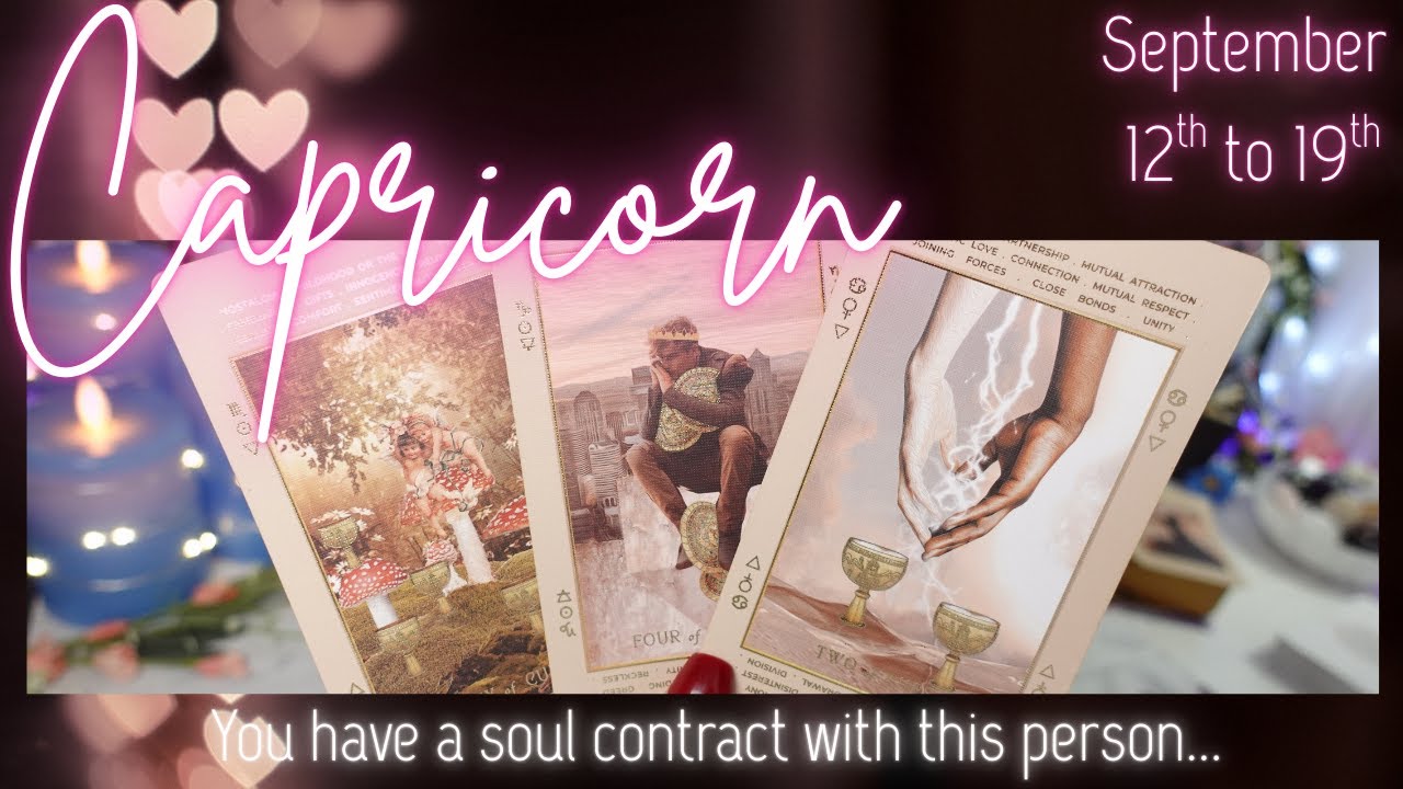 Capricorn: You Have Unfinished Business With This Person... ~ Capricorn Tarot Sep 2025