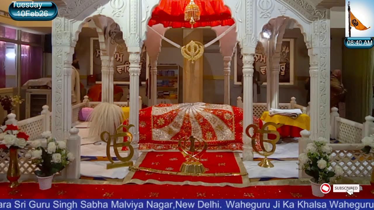 Path  & Kirtan || Gurdwara Sri Guru Singh Sabha Malviya Nagar