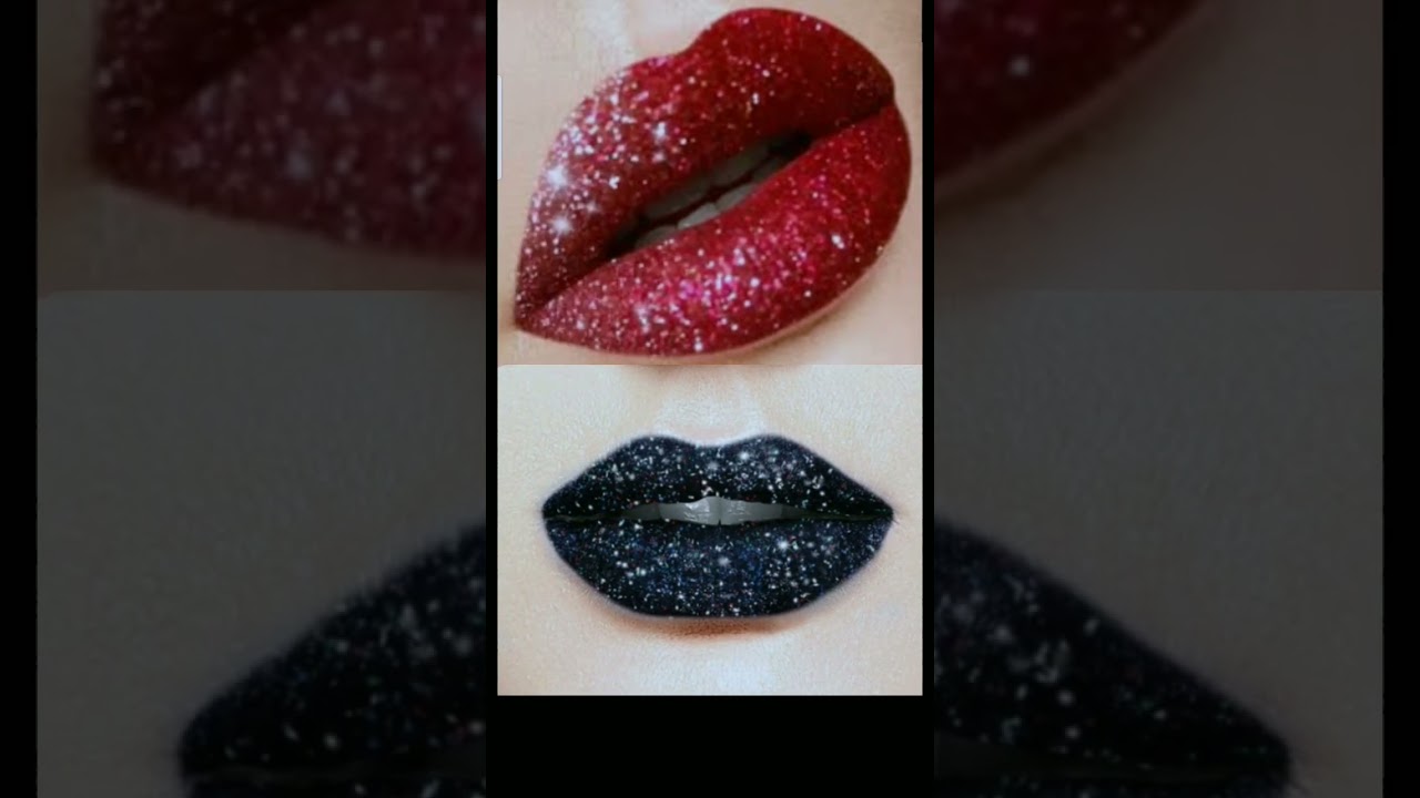 Glitter red &hearts;️ vs glitter black 🖤 #music #musica #reggaeton #bgm #cover #religion #love #spotify