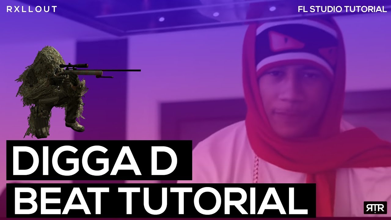 HOW TO MAKE A DIGGA D TYPE BEAT | FL STUDIO 12 TUTORIAL
