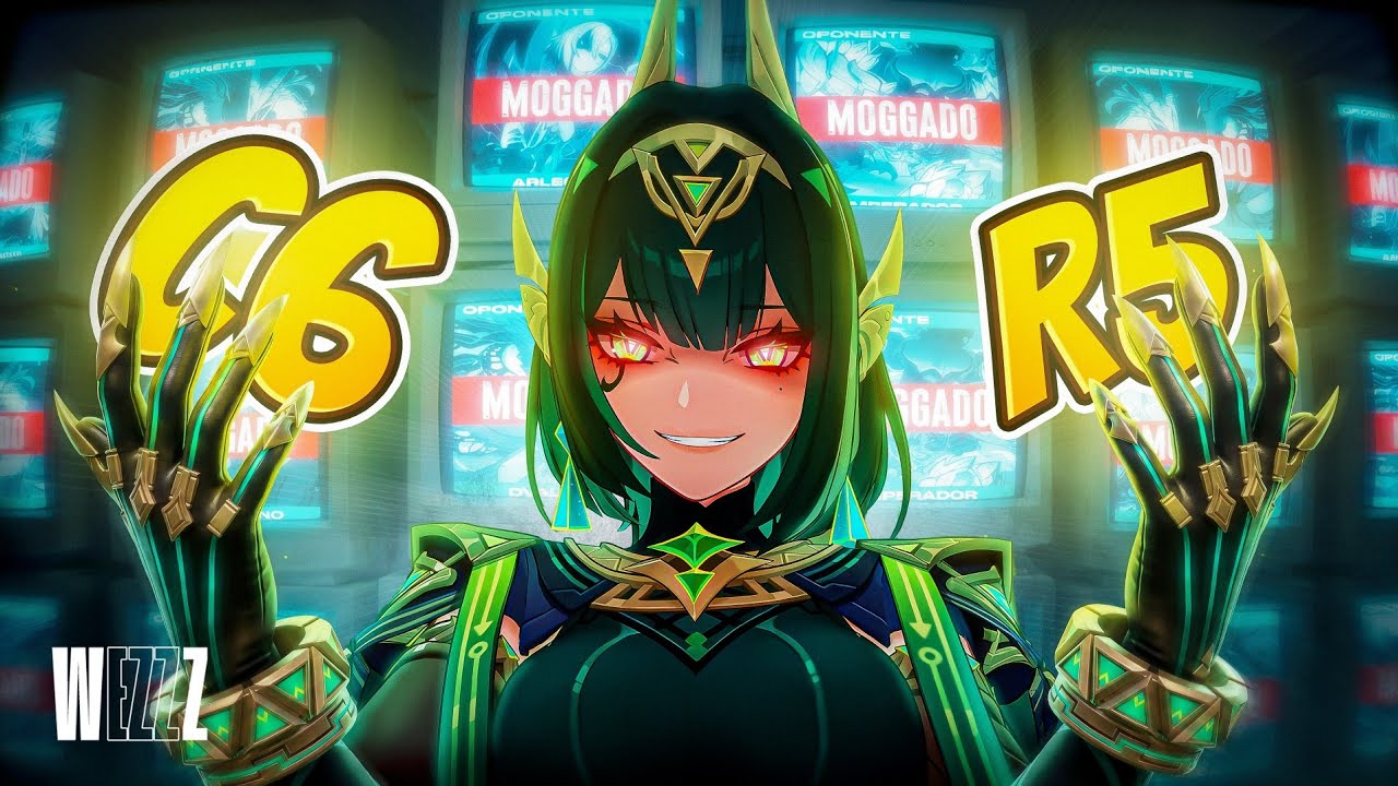 BUILDEI Minha Nefer C6R5 e ela SOLOU TODOS os BOSS... e foi BIZARRO 💀 | Genshin Impact