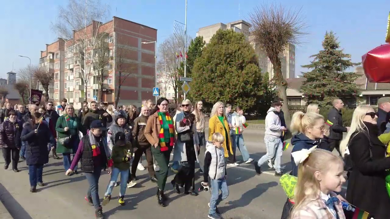 Lietuvos nepriklausomybės atkūrimo diena. Šventinė eisena