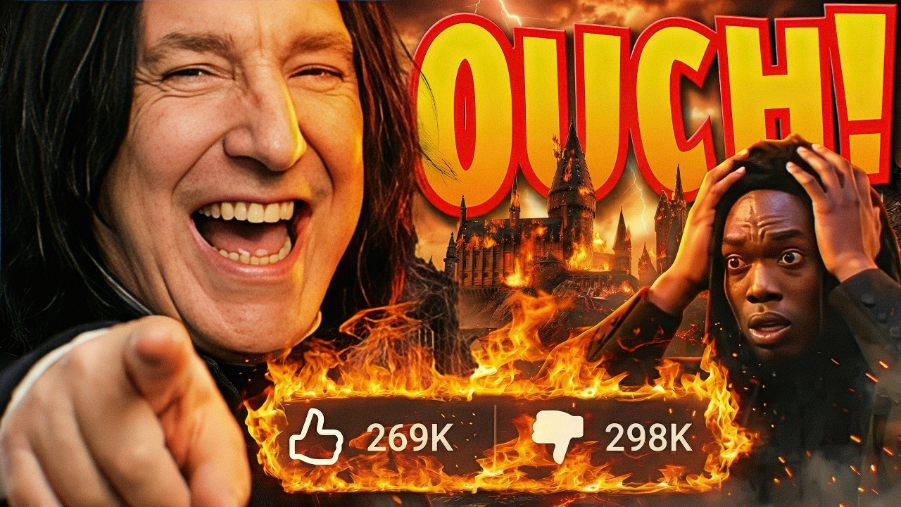 THE INTERNET SAID NO! &ndash; HBO&rsquo;s Harry Potter Trailer Ratio&rsquo;d Over BLACK SNAPE... Obviously