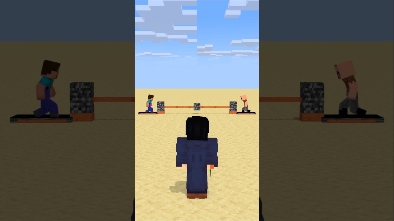 HELP Herobrine To Speed Up And Wins The Speediest With Friends #friendship #shorts #trending #anime