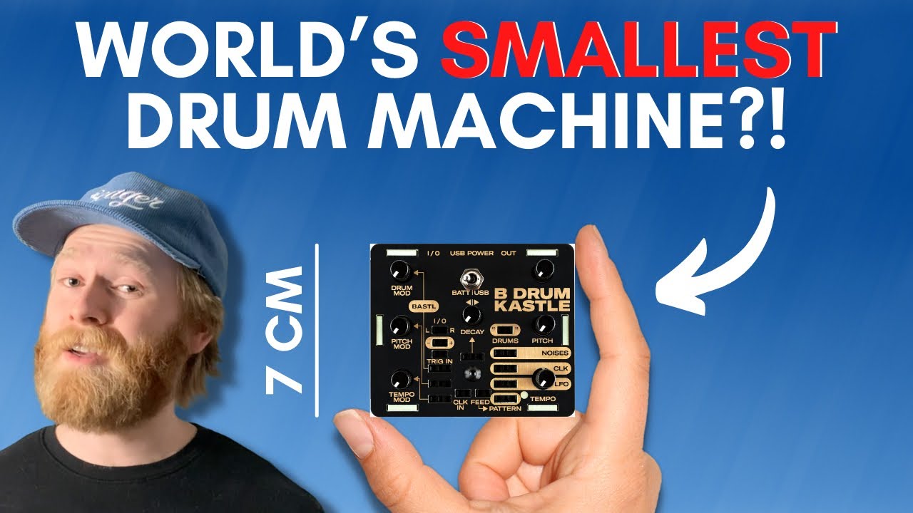 A Fun Glitchy Modular Drum Synth // Bastl Kastle Drum