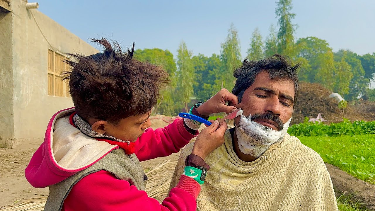 ASMR Smallest Barber 💈 in the world 🌍 Fast Shaving