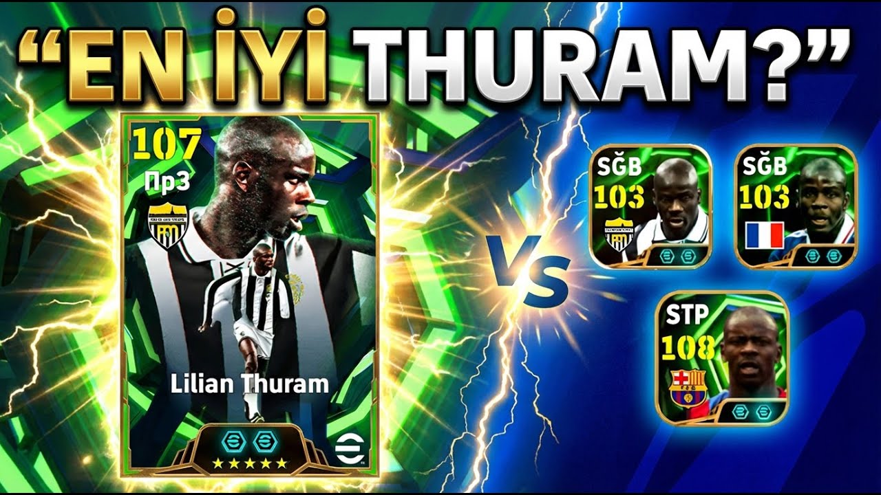 YENİ 107 THURAM vs DİĞER TÜM THURAMLAR! 🔥 HEPSİNİ DENEDİM! EN İYİSİ HANGİSİ? eFootball Mobile 2026