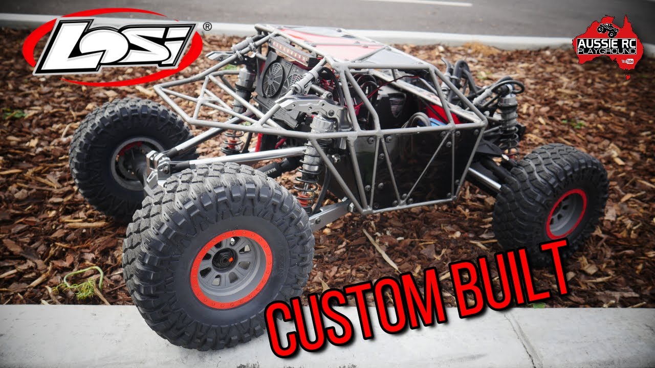 Custom Built Losi Super Rock Rey - 8S Run (Sad ending)