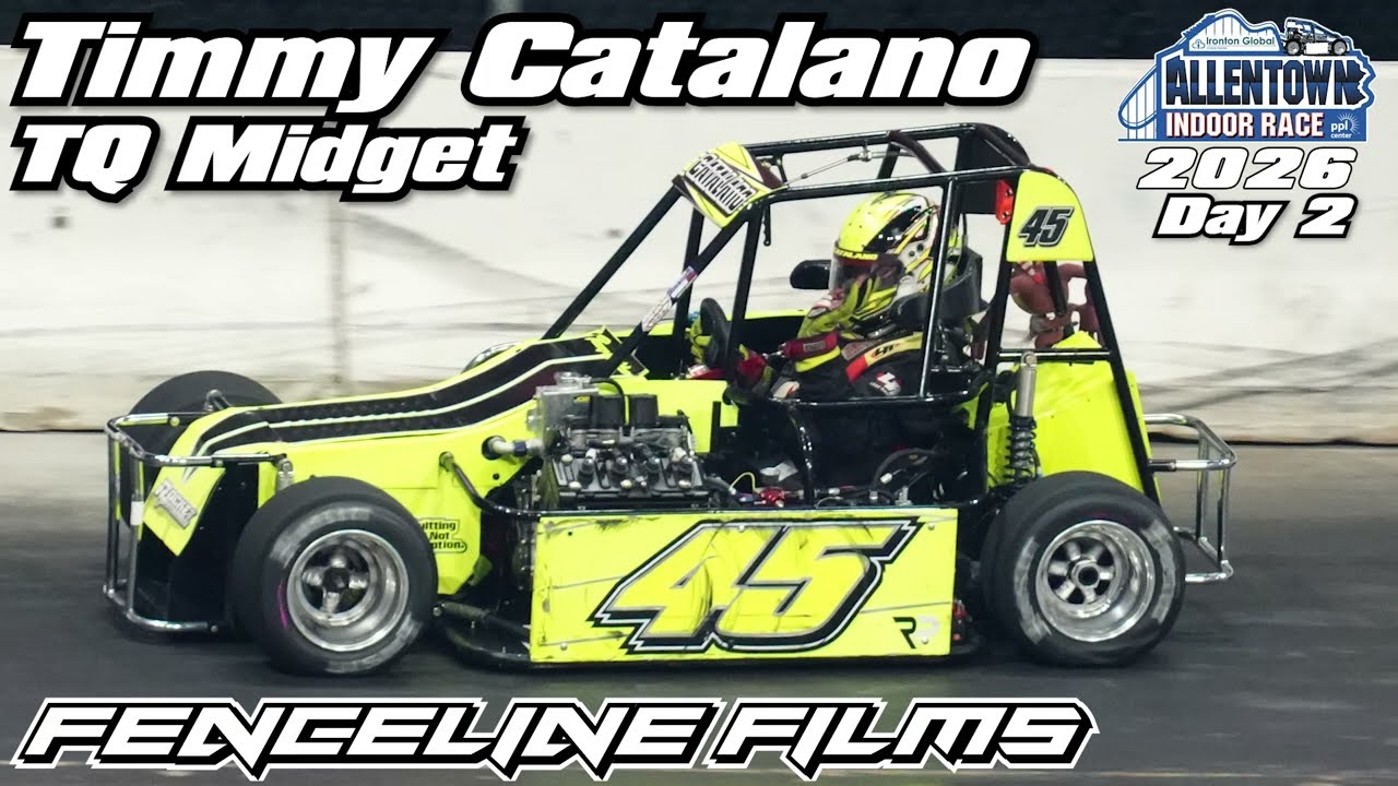 Timmy Catalano TQ Midget Day 2 Allentown Indoor Auto Race 2026