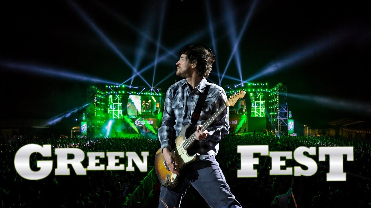 INTRO/CAN'T STOP/DANI CALIFORNIA - Red Hot Chili Peppers | Guitar Backing Track | Green Fest [2007]