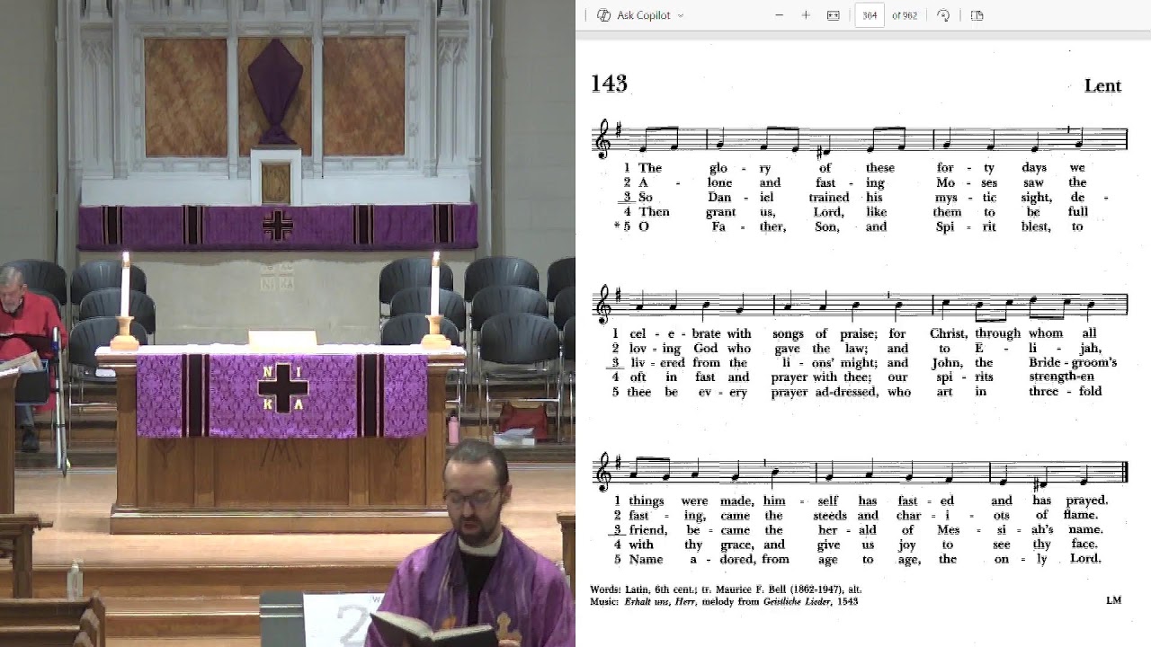 Ash Wednesday - 2/18/26 - St. George's Episcopal Church in Maplewood, NJ