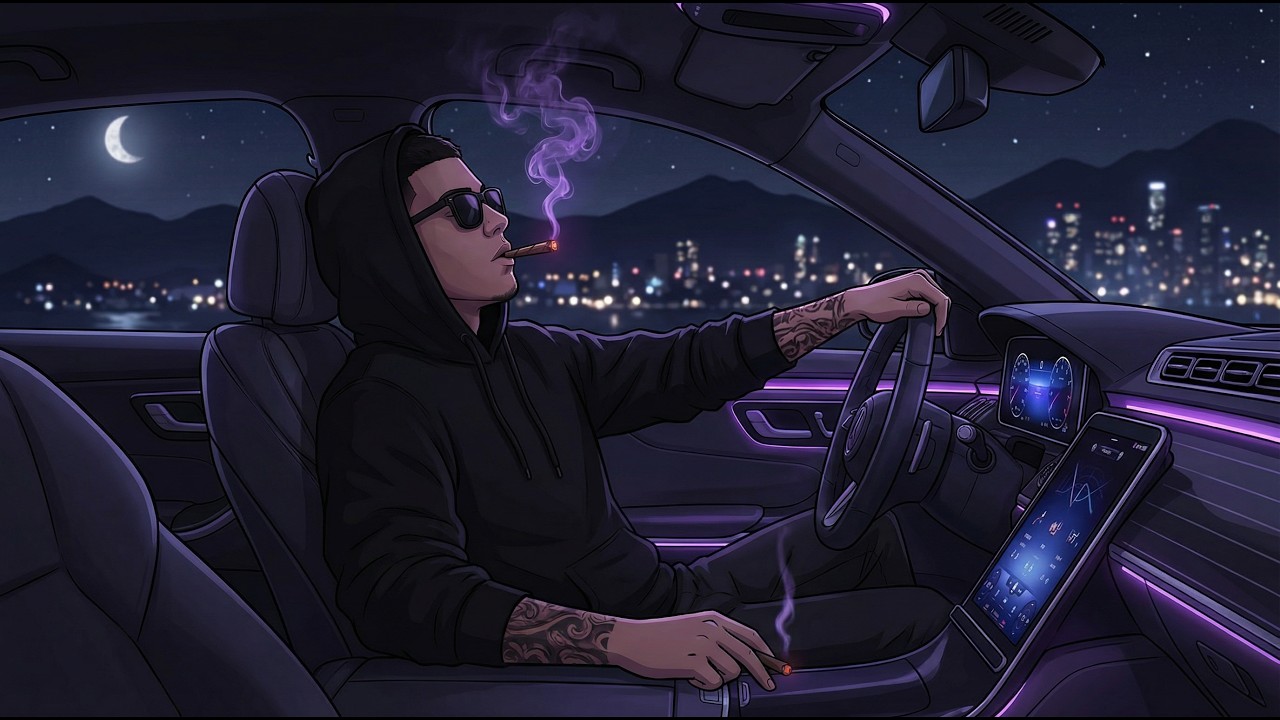 Smoky Drive Session - 420 Vibe Music | Bluesy Rap | Stoner Hip-Hop | LoFi Vibes
