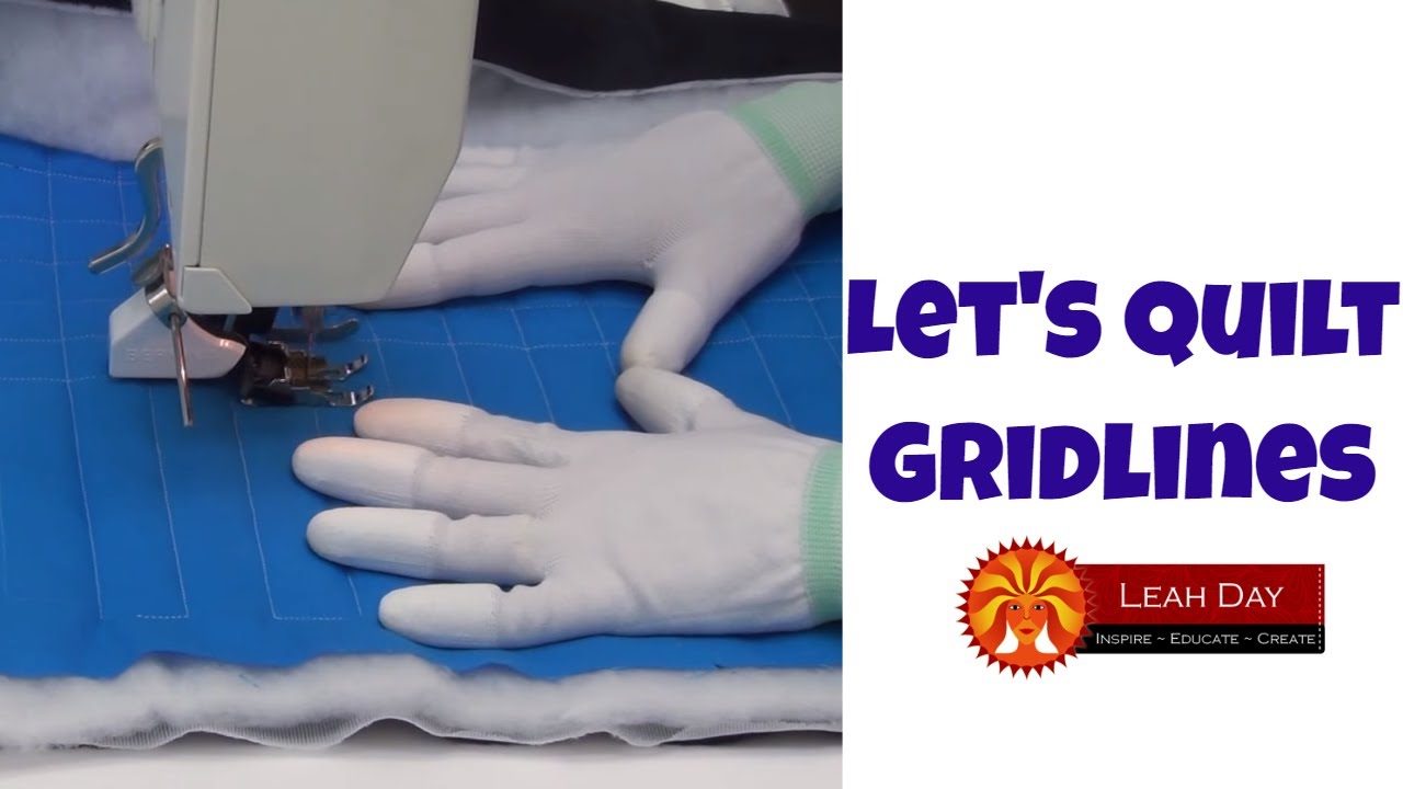 Walking Foot Quilting For Beginners - Gridlines Quilting Tutorial