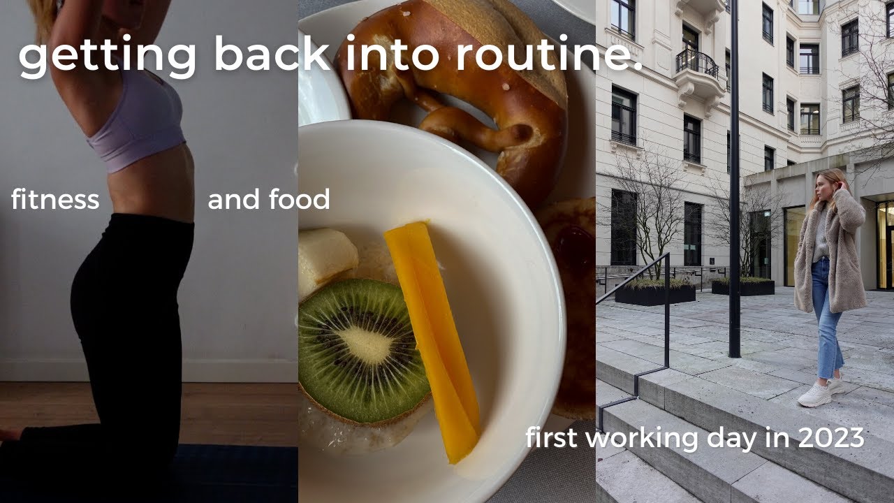 GETTING BACK INTO MY ROUTINE I Vlog I Sport, Kochen, erstes Home Office in 2023 & Studium Updates
