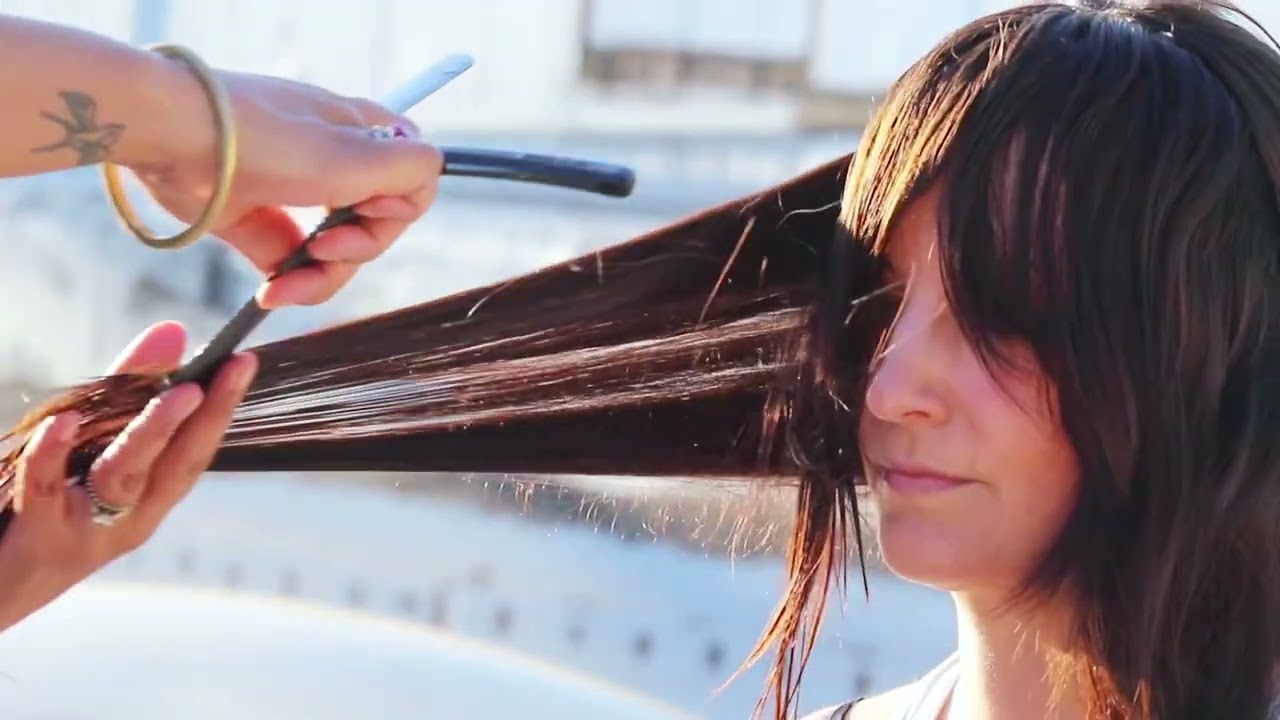 Rooftop mermaid razor cut :)