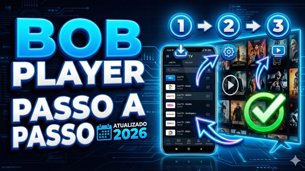 BOB PLAYER ATUALIZADO: Como Instalar e Configurar Sem Erros!
