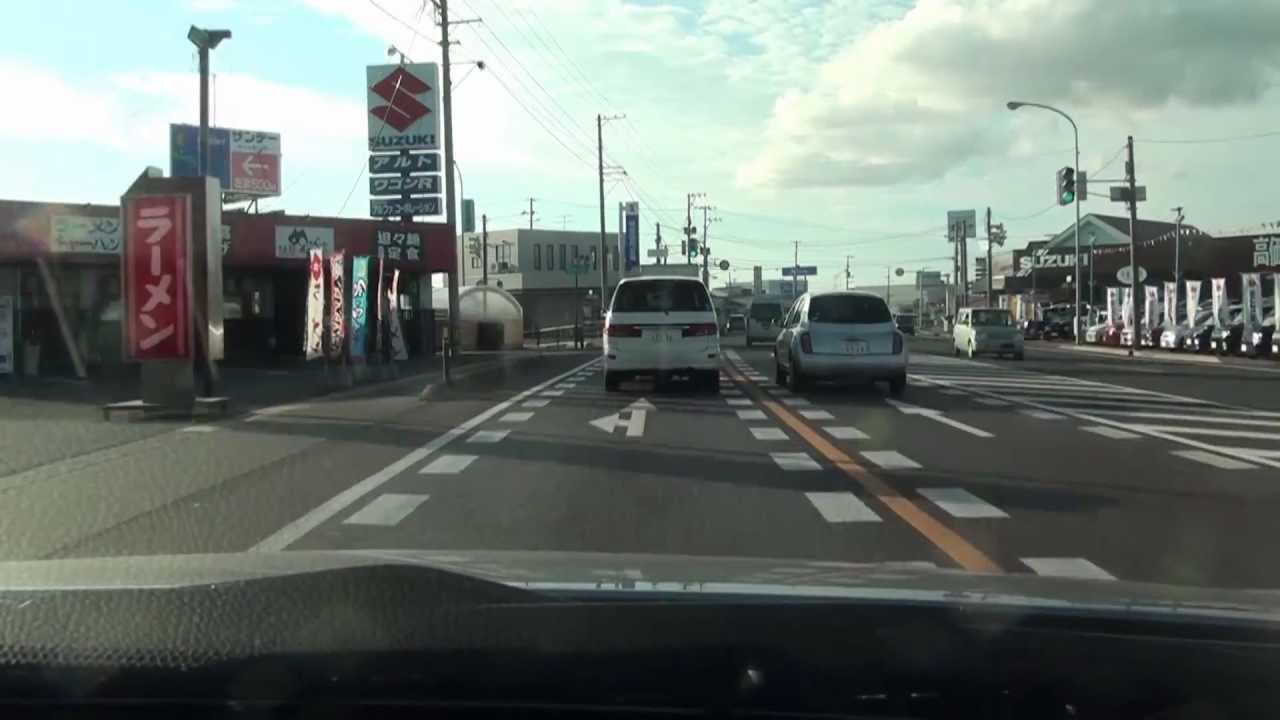 国道13号　その9　秋田県大仙市・神岡→協和→秋田市7号交差点